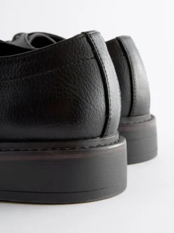 Zwart - Derby-schoenen met dikke zool