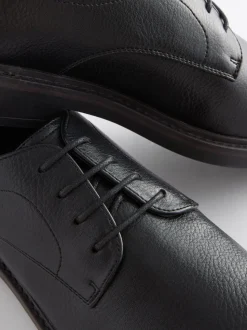 Zwart - Derby-schoenen met dikke zool