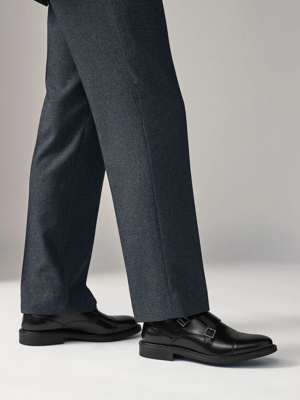 Zwart - Double Monk Shoes