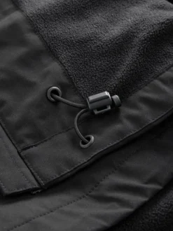 Zwart - DryTech - Waterdicht jack met capuchon
