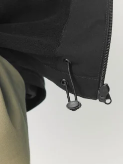 Zwart - DryTech - Waterdicht jack met capuchon