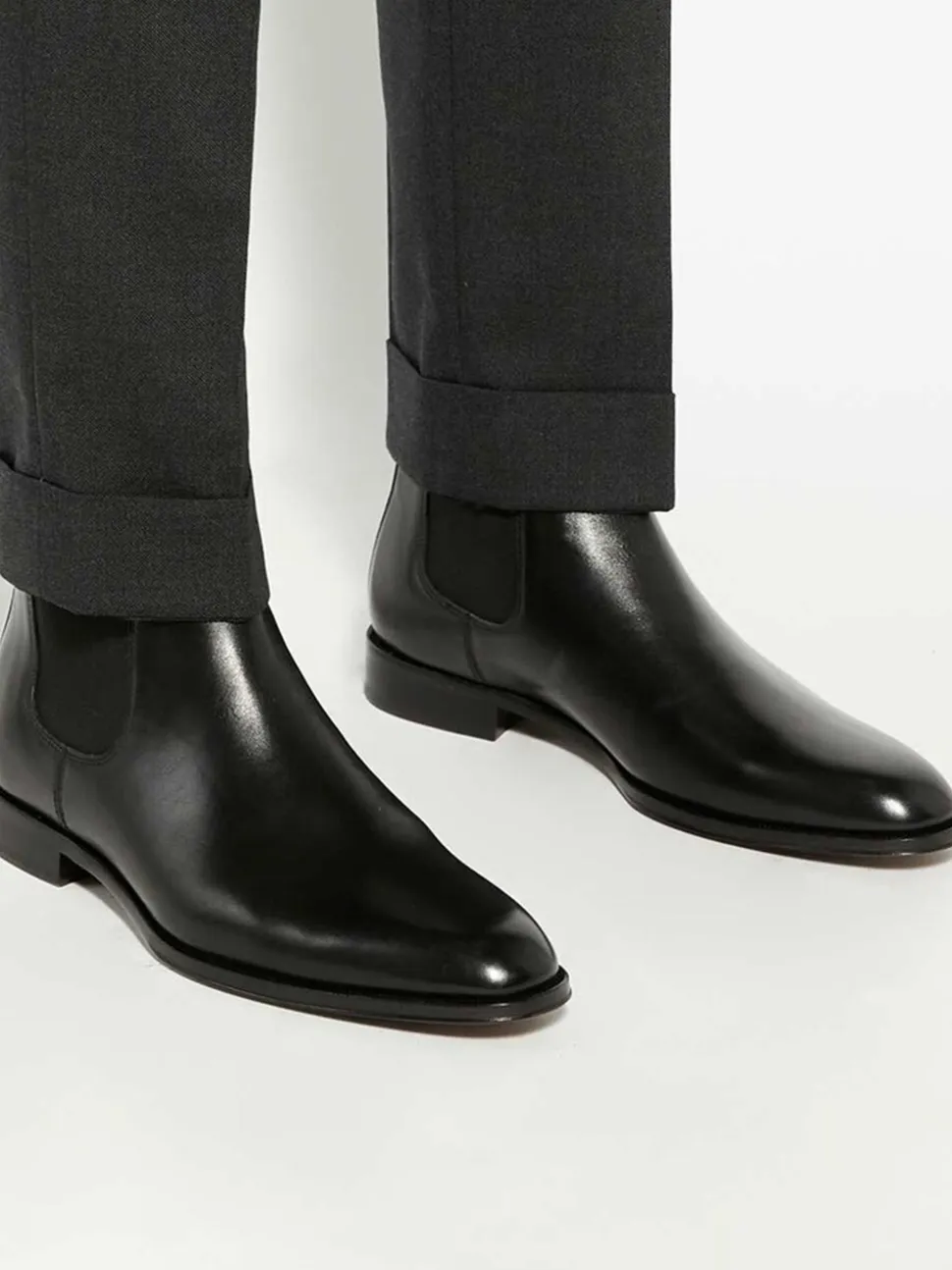 Zwart - Dune London Manson Premium Chelsea Boots