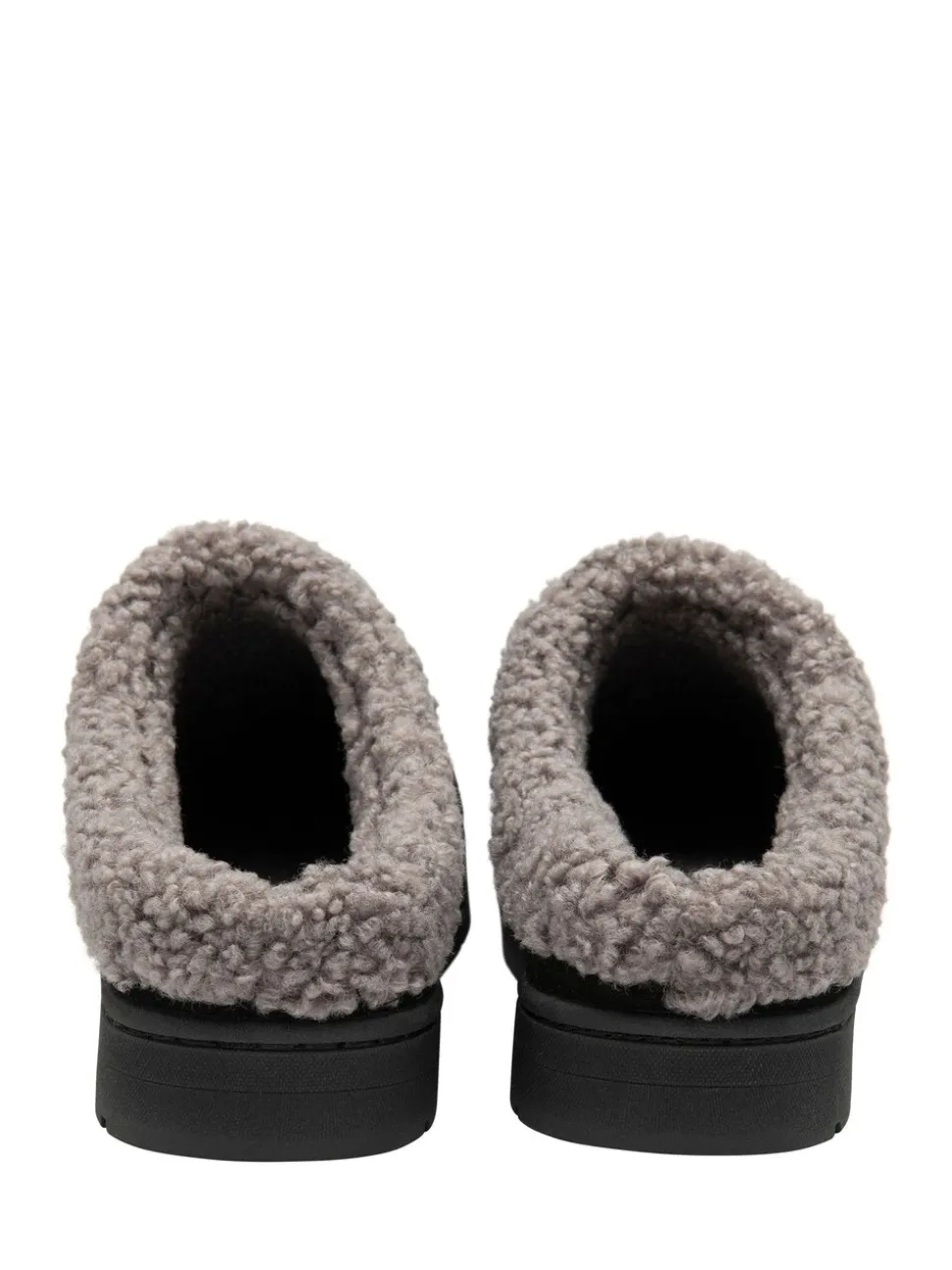 Zwart - Dunlop Suede Mule Slippers