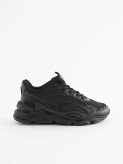 Zwart - Elastische sportschoenen