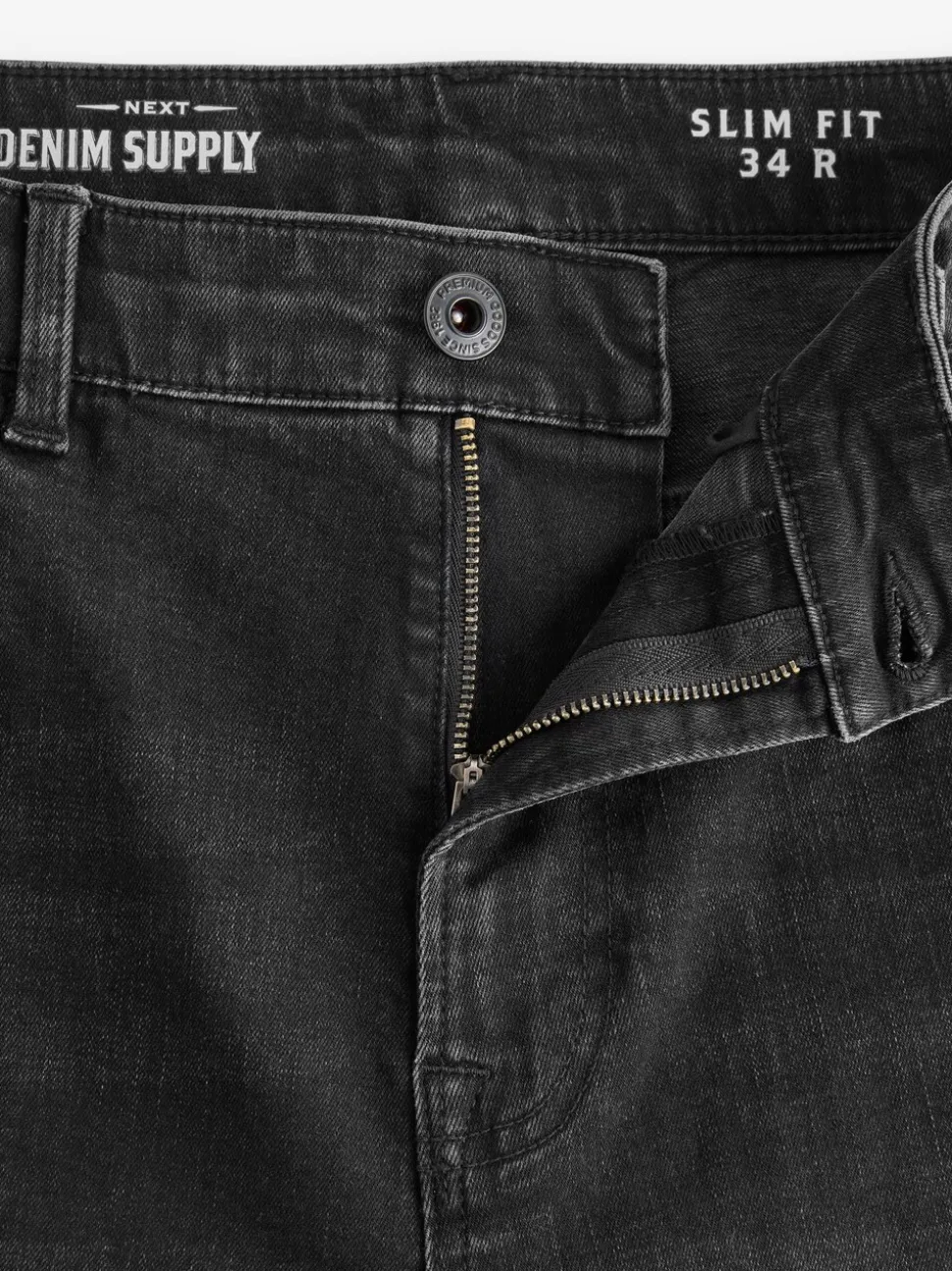 Zwart - Enkele - Slim fit klassieke stretchy jeans