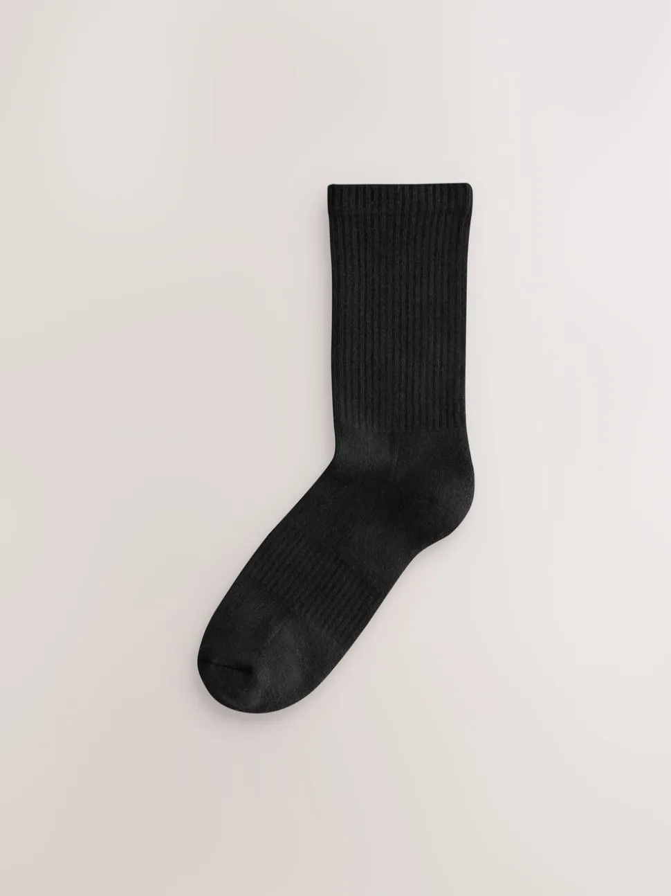 Zwart - Essential set van 6 paar sportsokken