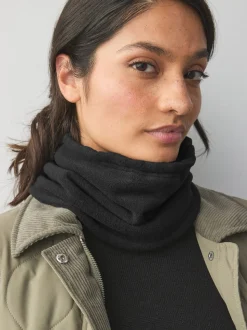 Zwart - Fleece colsjaal
