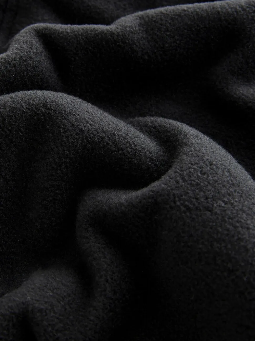 Zwart - Fleece colsjaal