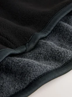 Zwart - Fleece colsjaal (3-16jr)