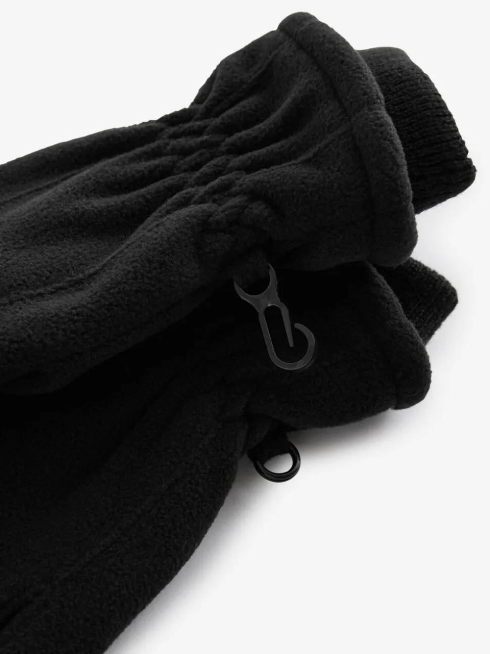 Zwart - Fleece handschoenen (3-16jr)