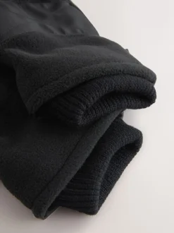 Zwart - Fleece handschoenen