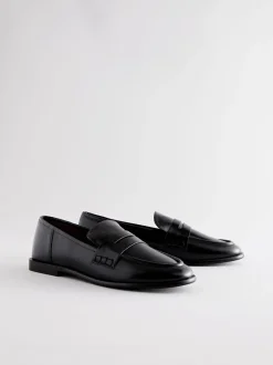 Zwart - Forever Comfort® Penny loafers met ronde neus