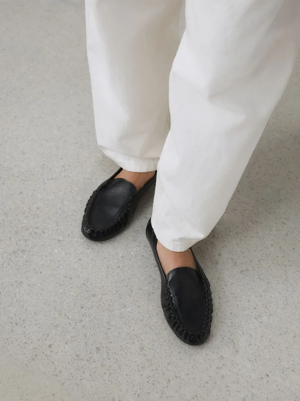 Zwart - Forever Comfort® Soft Ruched Loafers