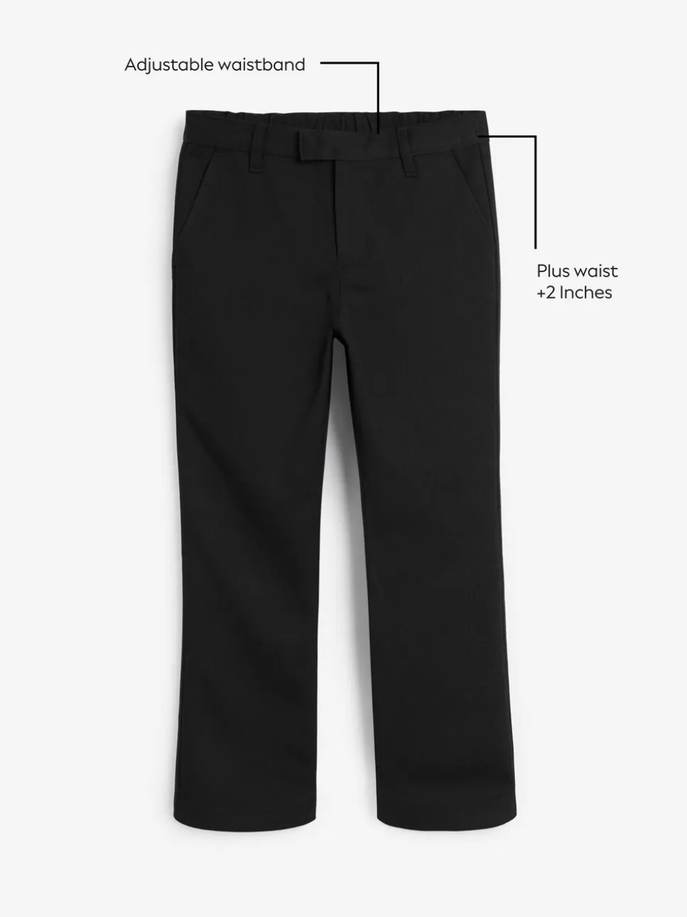 Zwart - Formele schoolbroek (3-17jr)