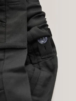 Zwart - Formele schoolbroek met rechte pijpen (3-17jr)