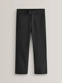 Zwart - Formele skinny schoolbroek met stretch (3-17 jr)