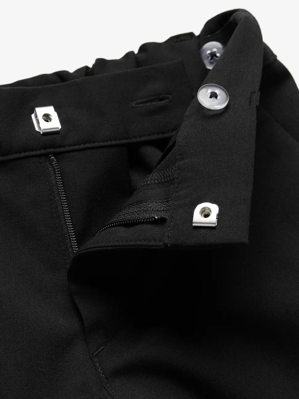 Zwart - Formele skinny schoolbroek met stretch (3-17 jr)