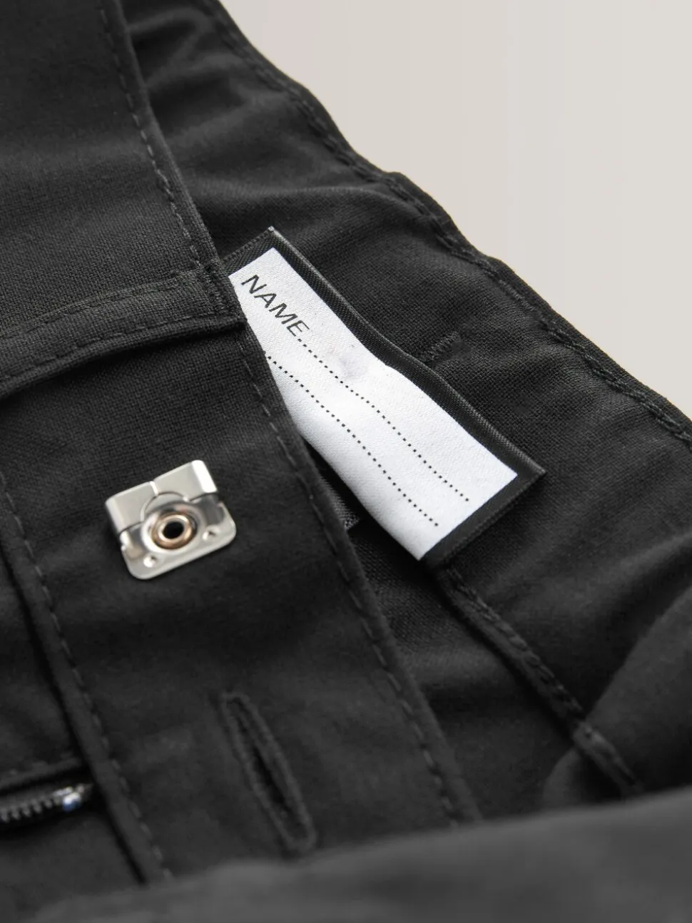 Zwart - Formele skinny schoolbroek met stretch (3-17 jr)