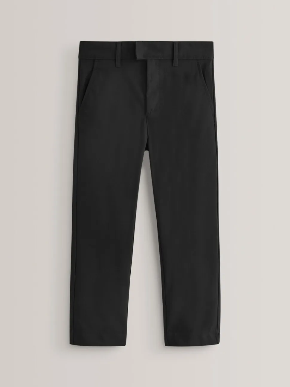 Zwart - Formele skinny schoolbroek met stretch (3-17 jr)
