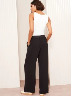 Zwart - Friends Like These Elasticated Waist Trousers