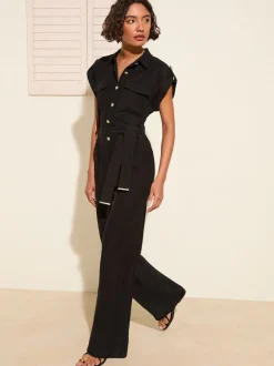 Zwart - Friends Like These Utility Jumpsuit