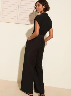 Zwart - Friends Like These Utility Jumpsuit