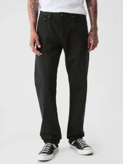 Zwart - Gap City Stretch Jeans in Straight Fit