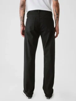 Zwart - Gap City Stretch Jeans in Straight Fit