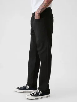 Zwart - Gap City Stretch Jeans in Straight Fit