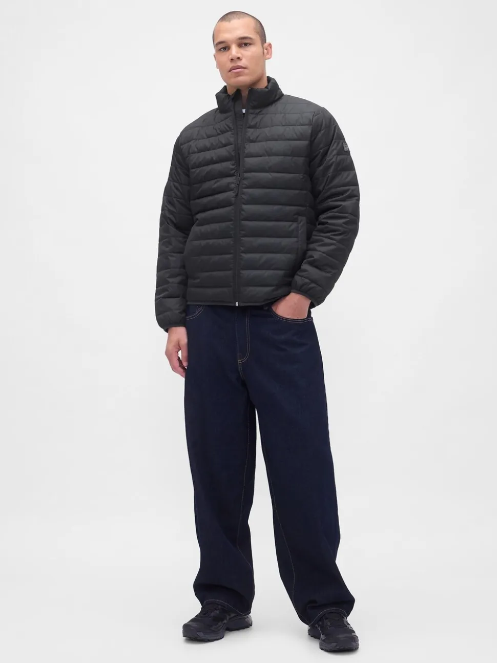 Zwart - Gap ColdControl Shower Resistant Puffer Jacket