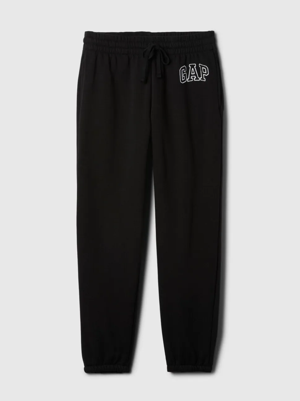 Zwart - Gap joggingbroek met logo en rechte pijpen