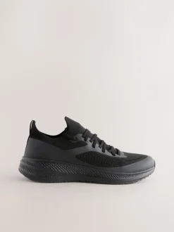 Zwart - Gebreide sneakers