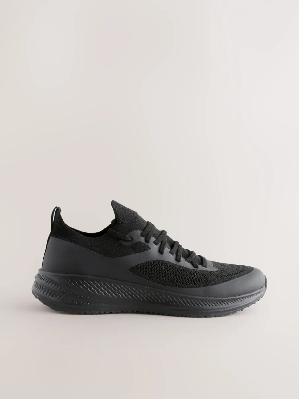 Zwart - Gebreide sneakers