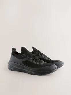 Zwart - Gebreide sneakers