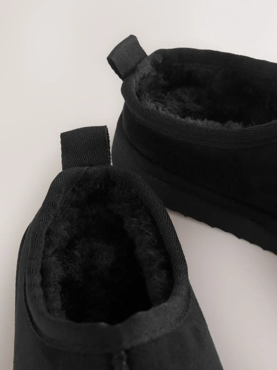 Zwart - Gemakkelijke pantoffelmuiltjes