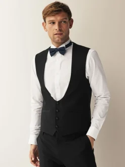 Zwart - Gilet met regular fit