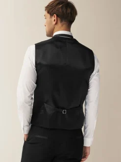 Zwart - Gilet met regular fit