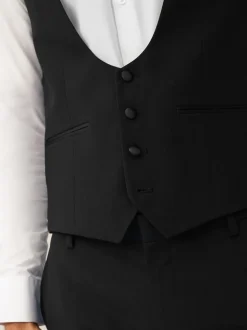 Zwart - Gilet met regular fit