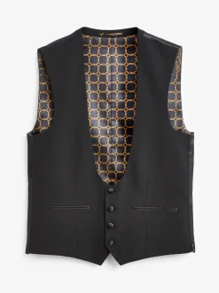 Zwart - Gilet met regular fit