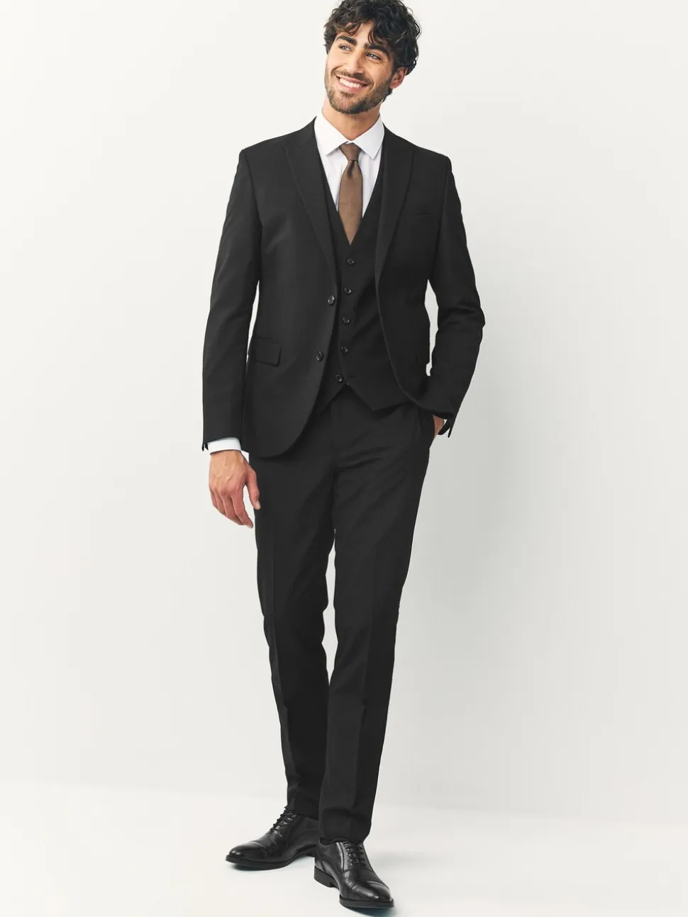 Zwart - Gilet met regular fit