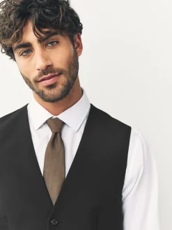 Zwart - Gilet met regular fit