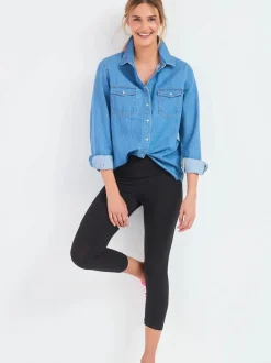Zwart - Half-lange leggings