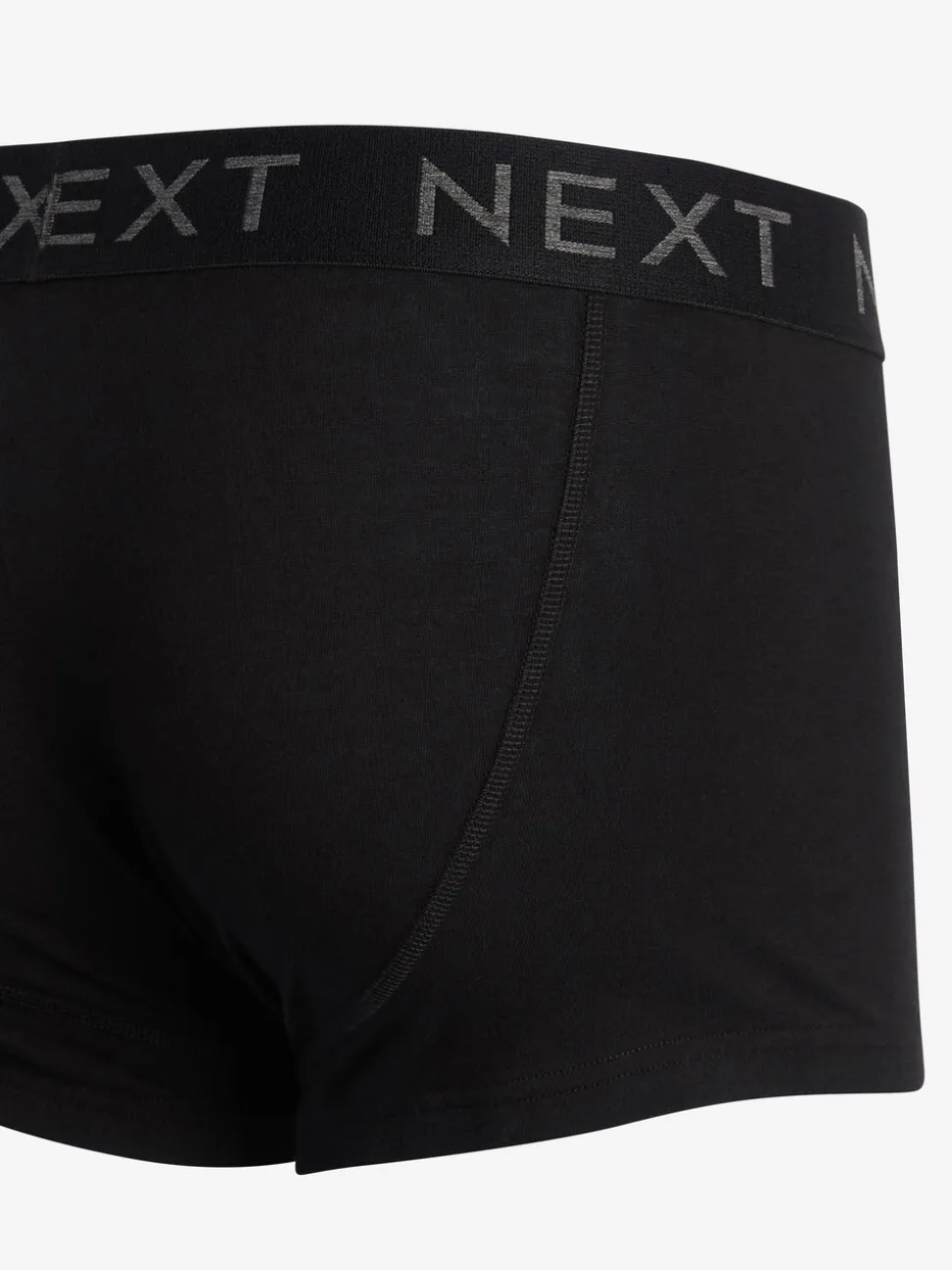 Zwart - Hipster boxers van katoenrijke mix