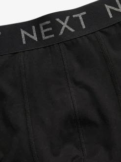 Zwart - Hipster boxers van katoenrijke mix
