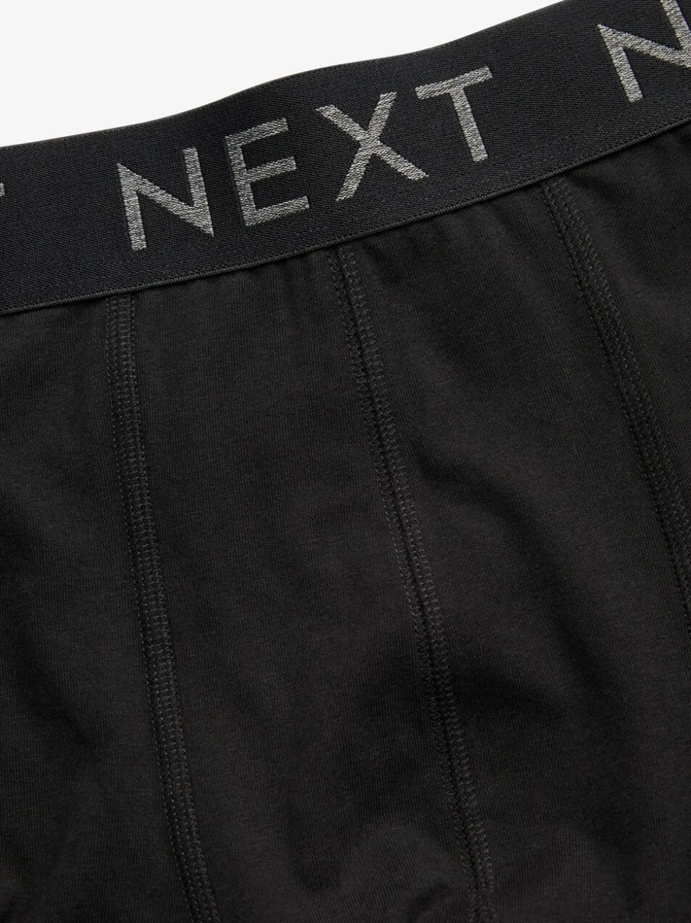 Zwart - Hipster boxers van katoenrijke mix