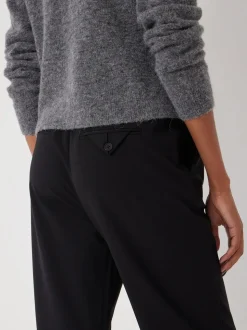 Zwart - Hush slim-fit pak broeken met elastische taille