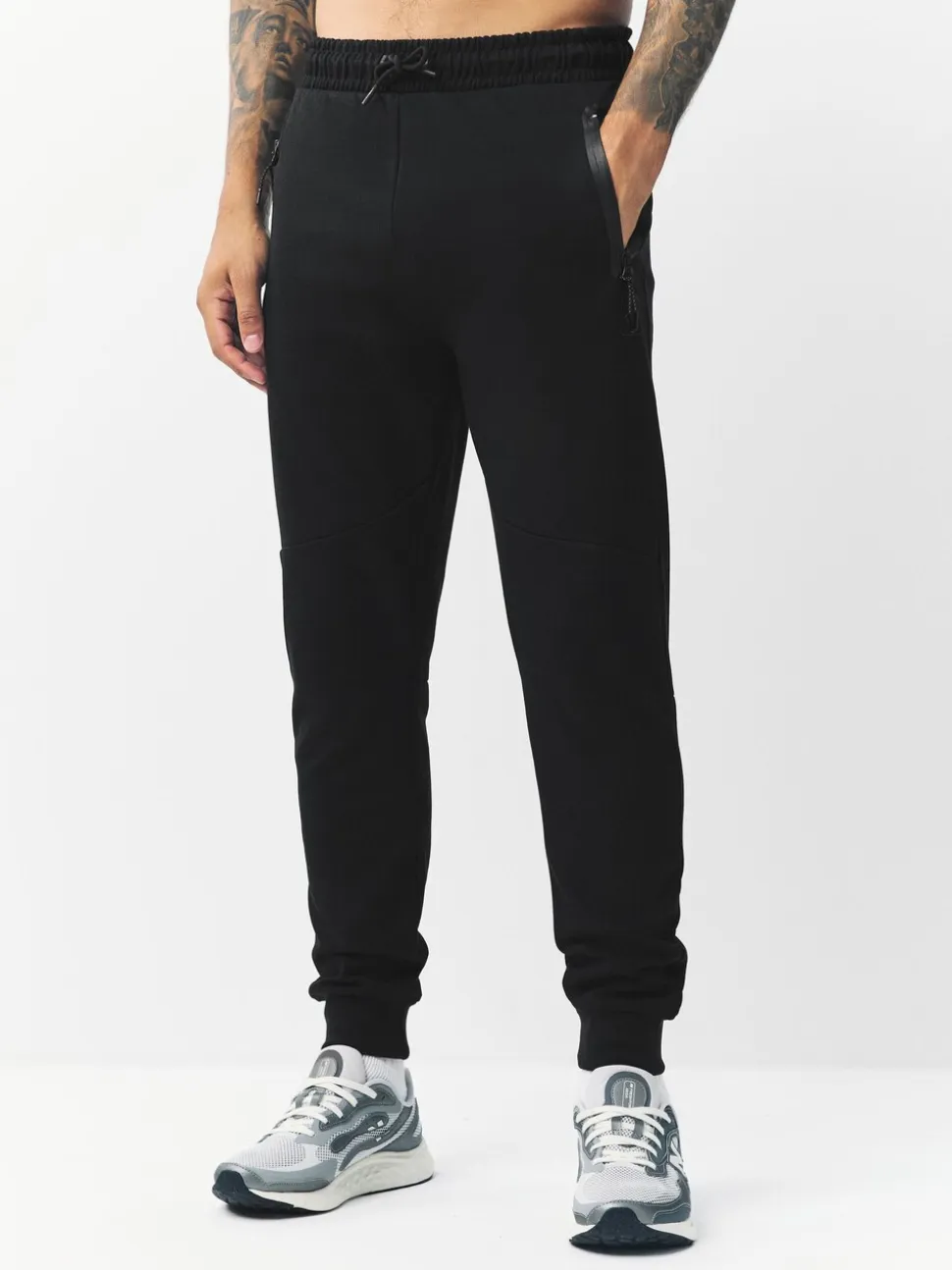 Zwart - Interlock Soft Touch Cuffed Joggers