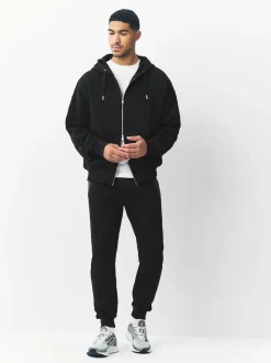 Zwart - Interlock Soft Touch Cuffed Joggers