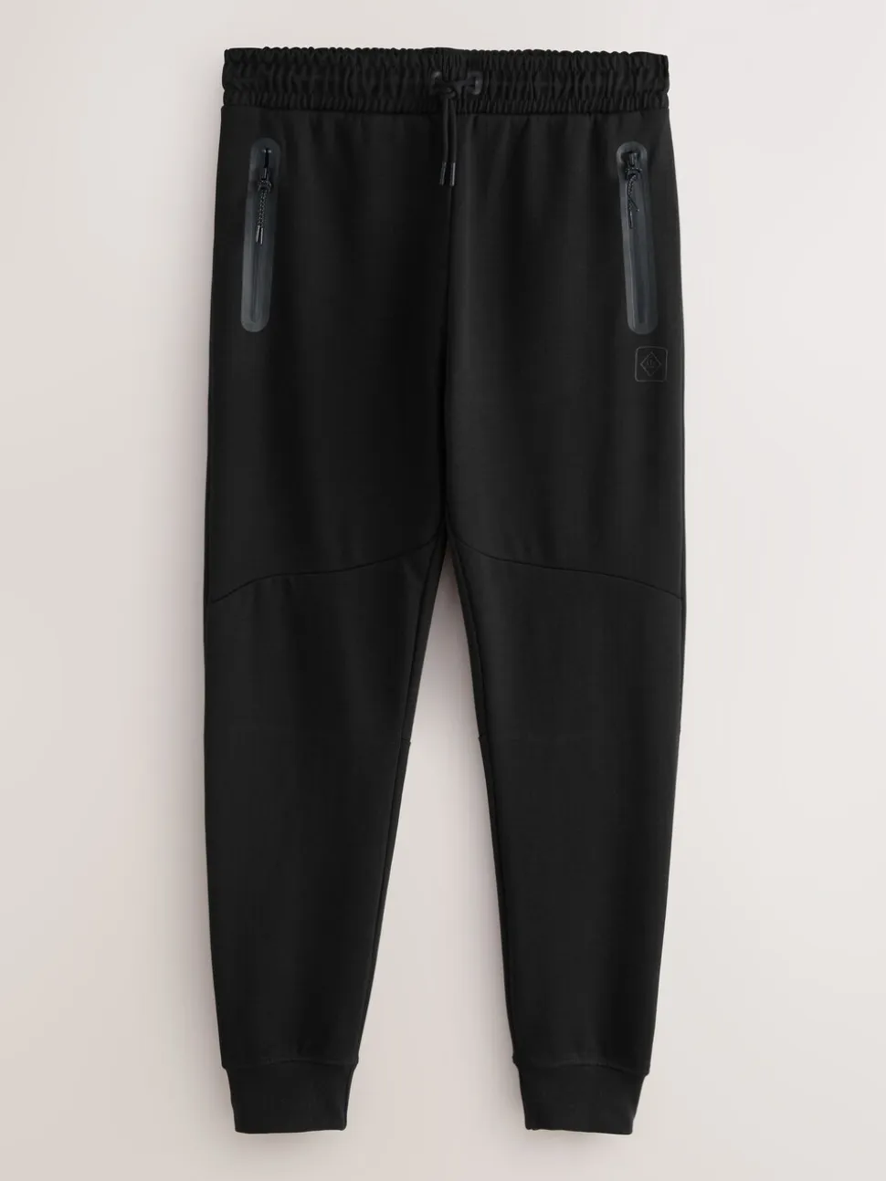 Zwart - Interlock Soft Touch Cuffed Joggers