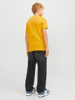 Zwart - JACK & JONES Junior Chris Relaxed Fit Black Jeans